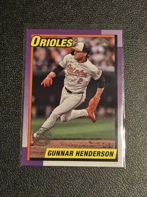 2025 Topps Gunnar Henderson 1990 Topps Baseball 35th Anniversary (Series One) - Baseball Card Single