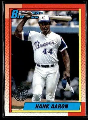 2025 Topps Hank Aaron #T90-14 1990 Topps Baseball 35th Anniversary Braves