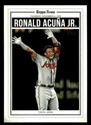 2025 Topps #HB-1 Ronald Acuña Jr. History of Japanese Baseball - Baseball Card Single