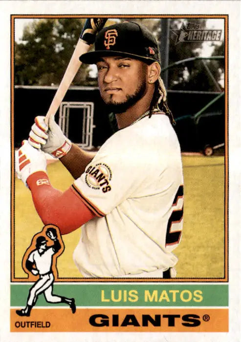 2025 Topps Heritage #113 Luis Matos - Baseball Card Single