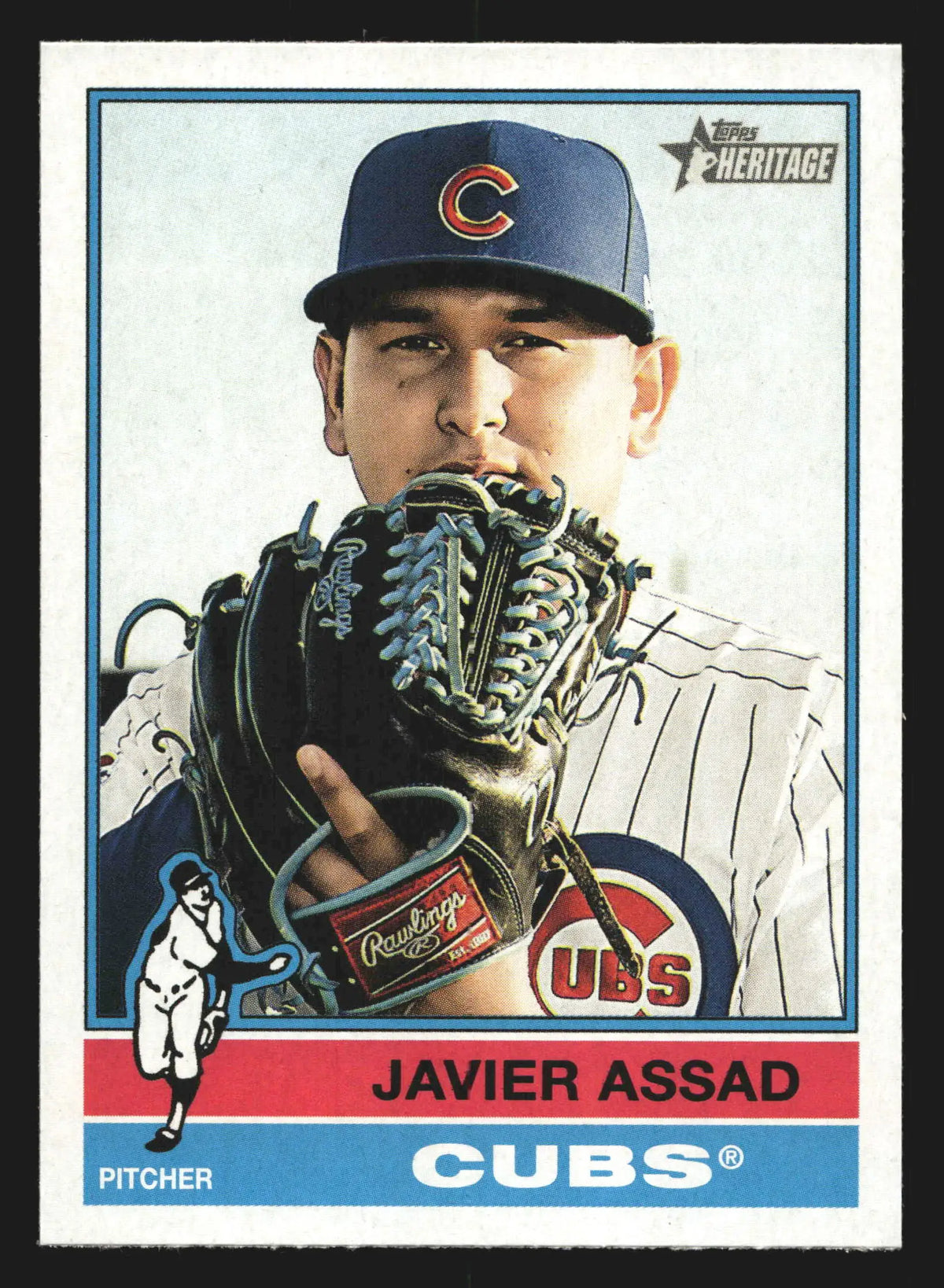 2025 Topps Heritage #123 Javier Assad Chicago Cubs - Baseball Card Single