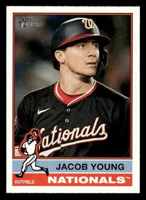 2025 Topps Heritage #127 Jacob Young - Baseball Card Single