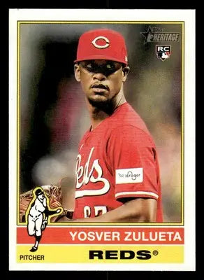 2025 Topps Heritage #132 Yosver Zulueta - Baseball Card Single