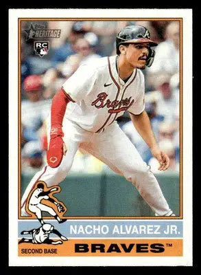 2025 Topps Heritage #145 Nacho Alvarez Jr. - Baseball Card Single