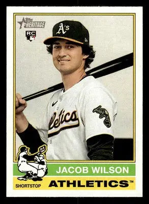 2025 Topps Heritage #15 Jacob Wilson - Baseball Card Single