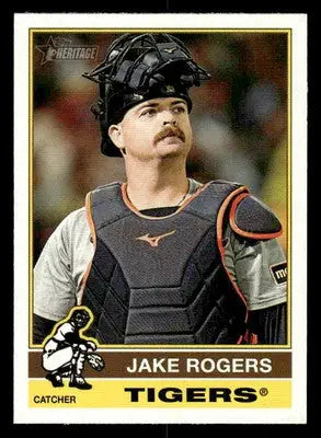 2025 Topps Heritage #151 Jake Rogers - Baseball Card Single