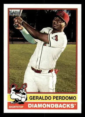 2025 Topps Heritage #157 Geraldo Perdomo - Baseball Card Single