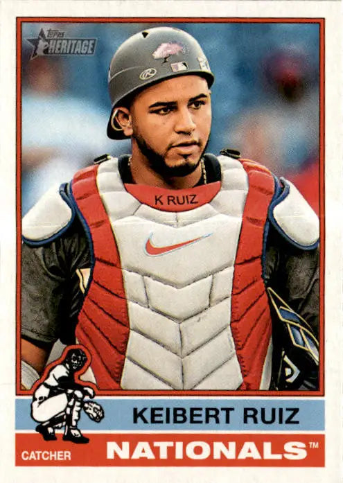 2025 Topps Heritage #163 Keibert Ruiz - Baseball Card Single