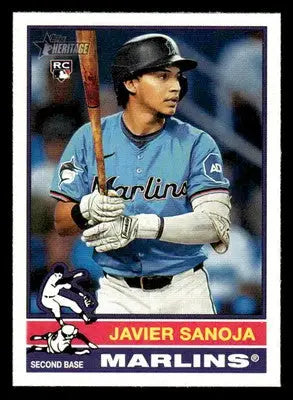 2025 Topps Heritage #167 Javier Sanoja - Baseball Card Single
