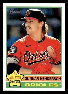 2025 Topps Heritage #174 Gunnar Henderson - Baseball Card Single