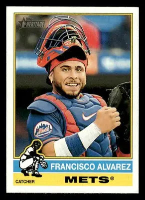 2025 Topps Heritage #178 Francisco Alvarez - Baseball Card Single