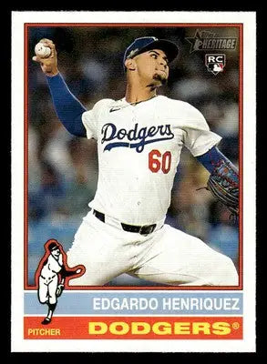 2025 Topps Heritage #180 Edgardo Henriquez - Baseball Card Single