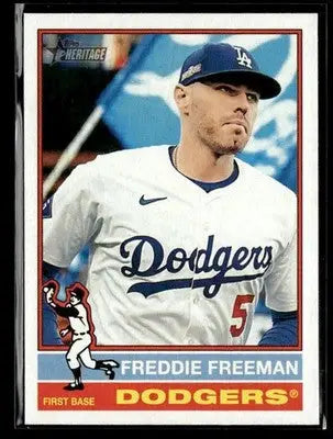 2025 Topps Heritage #206 Freddie Freeman - Baseball Card Single
