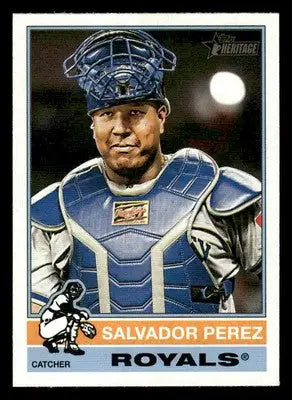 2025 Topps Heritage #21 Salvador Perez - Baseball Card Single