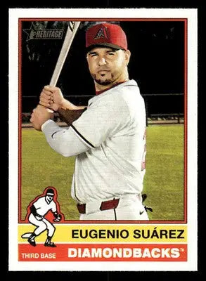 2025 Topps Heritage #223 Eugenio Suárez - Baseball Card Single