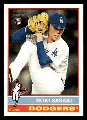 2025 Topps Heritage #224 Roki Sasaki - Baseball Card Single