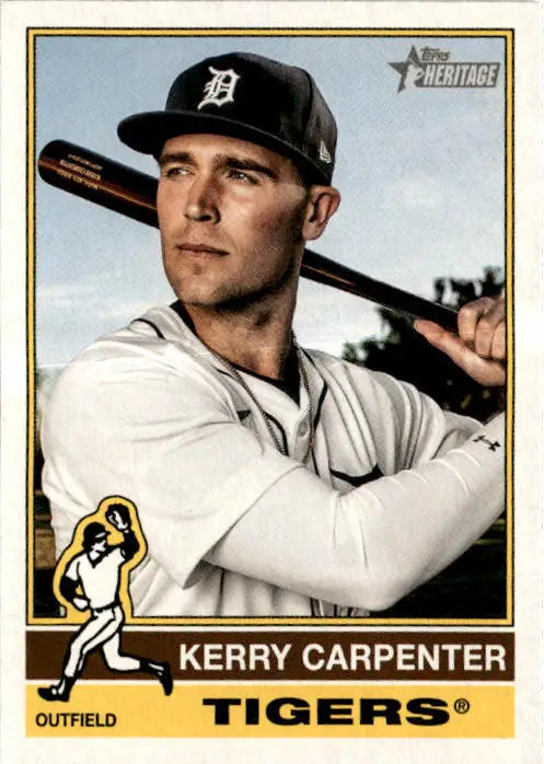 2025 Topps Heritage #226 Kerry Carpenter - Baseball Card Single