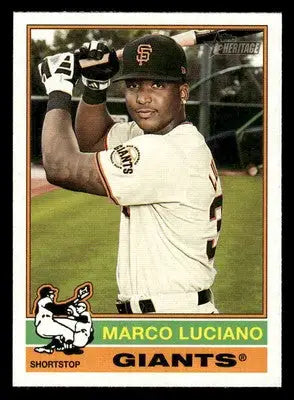 2025 Topps Heritage #23 Marco Luciano - Baseball Card Single