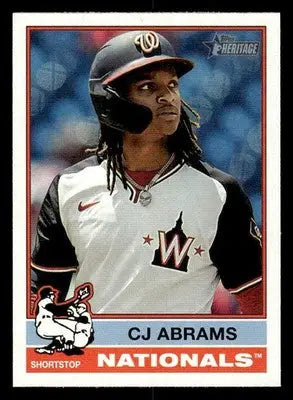 2025 Topps Heritage #237 CJ Abrams - Baseball Card Single