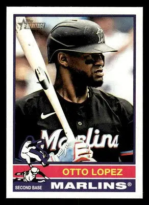 2025 Topps Heritage #258 Otto Lopez - Baseball Card Single