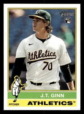 2025 Topps Heritage #290 J.T. Ginn - Baseball Card Single