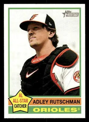 2025 Topps Heritage #294 Adley Rutschman - Baseball Card Single
