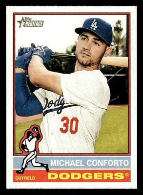 2025 Topps Heritage #297 Michael Conforto - Baseball Card Single