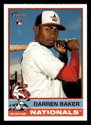 2025 Topps Heritage #301 Darren Baker - Baseball Card Single