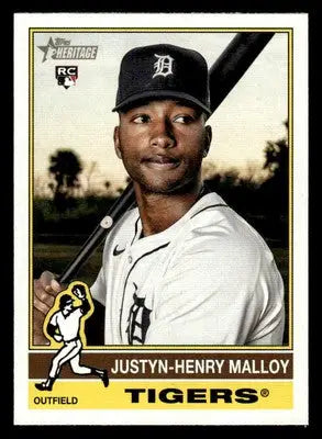 2025 Topps Heritage #305 Justyn-Henry Malloy - Baseball Card Single