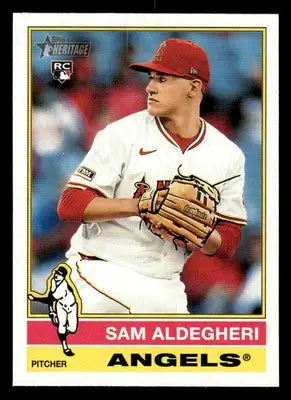 2025 Topps Heritage #322 Sam Aldegheri - Baseball Card Single