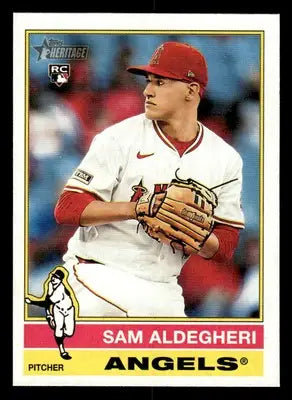 2025 Topps Heritage #322 Sam Aldegheri - Baseball Card Single