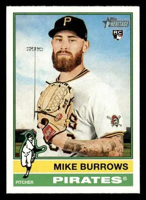 2025 Topps Heritage #328 Mike Burrows - Baseball Card Single