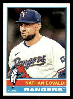 2025 Topps Heritage #34 Nathan Eovaldi - Baseball Card Single