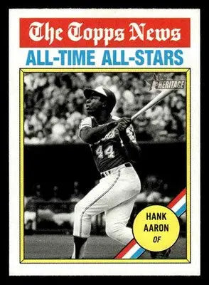 2025 Topps Heritage #346 Hank Aaron - Baseball Card Single