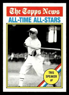 2025 Topps Heritage #347 Tris Speaker - Baseball Card Single