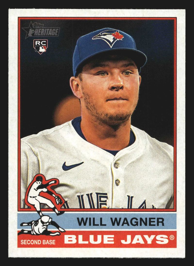 2025 Topps Heritage #35 Will Wagner RC Rookie Toronto Blue Jays