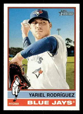 2025 Topps Heritage #357 Yariel Rodríguez - Baseball Card Single