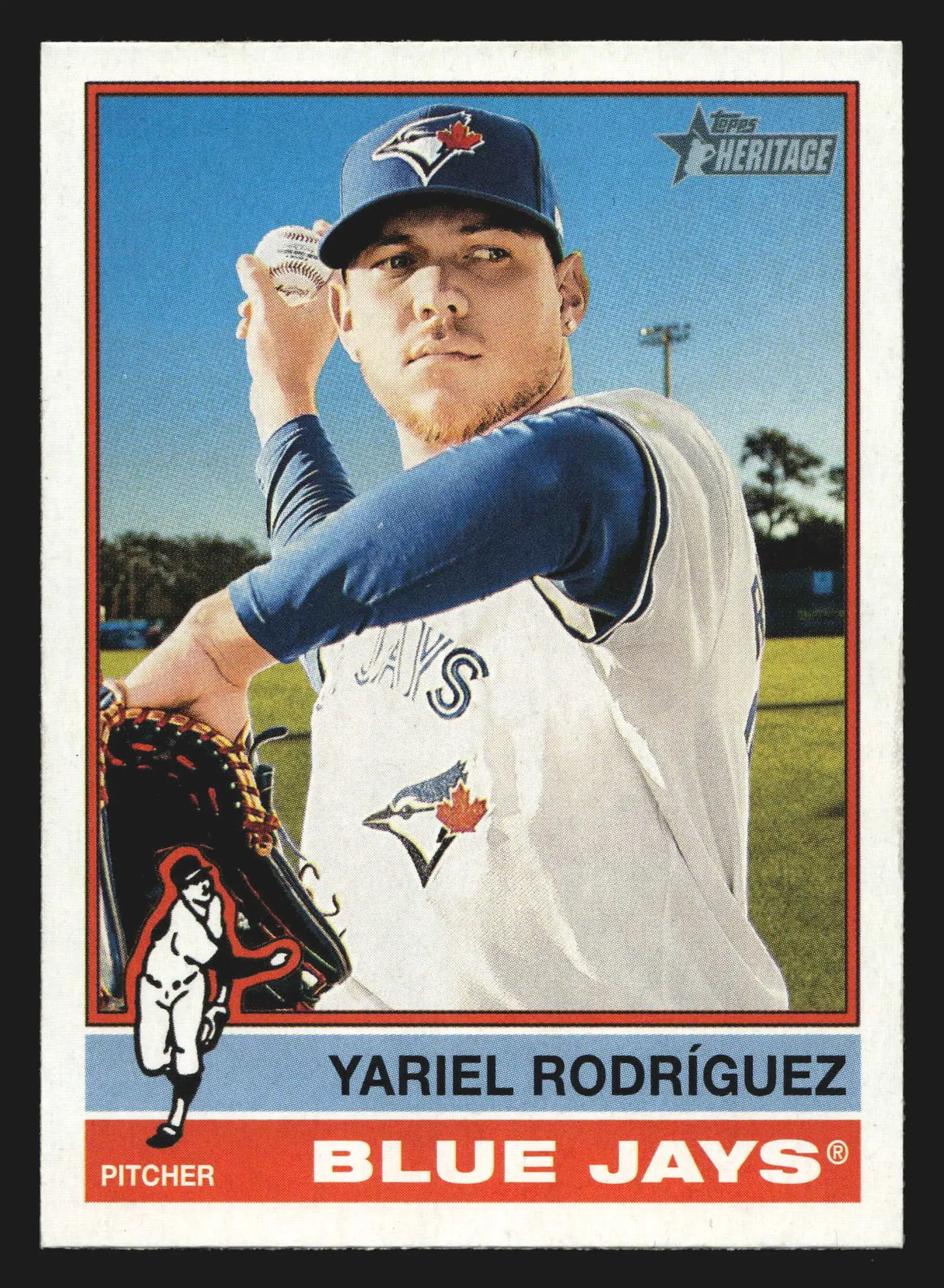 2025 Topps Heritage #357 Yariel Rodriguez Toronto Blue Jays