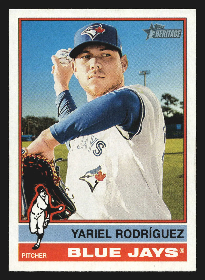 2025 Topps Heritage #357 Yariel Rodriguez Toronto Blue Jays