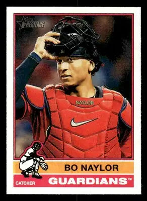 2025 Topps Heritage #366 Bo Naylor - Baseball Card Single