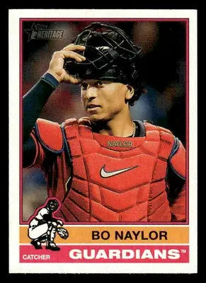 2025 Topps Heritage #366 Bo Naylor - Baseball Card Single