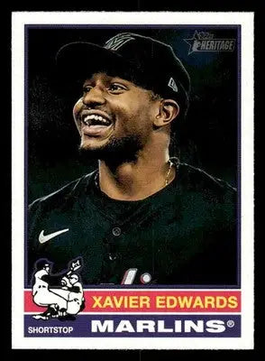 2025 Topps Heritage #368 Xavier Edwards - Baseball Card Single