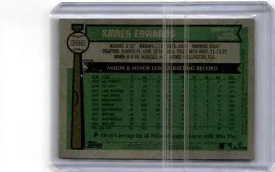 2025 Topps Heritage #368 Xavier Edwards Chrome - Baseball Card Single