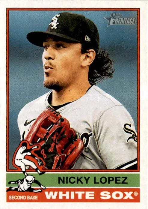 2025 Topps Heritage #371 Nicky Lopez - Baseball Card Single