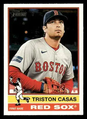 2025 Topps Heritage #377 Triston Casas - Baseball Card Single