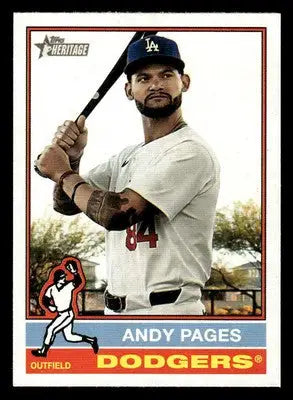 2025 Topps Heritage #379 Andy Pages - Baseball Card Single