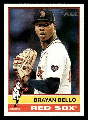 2025 Topps Heritage #384 Brayan Bello - Baseball Card Single