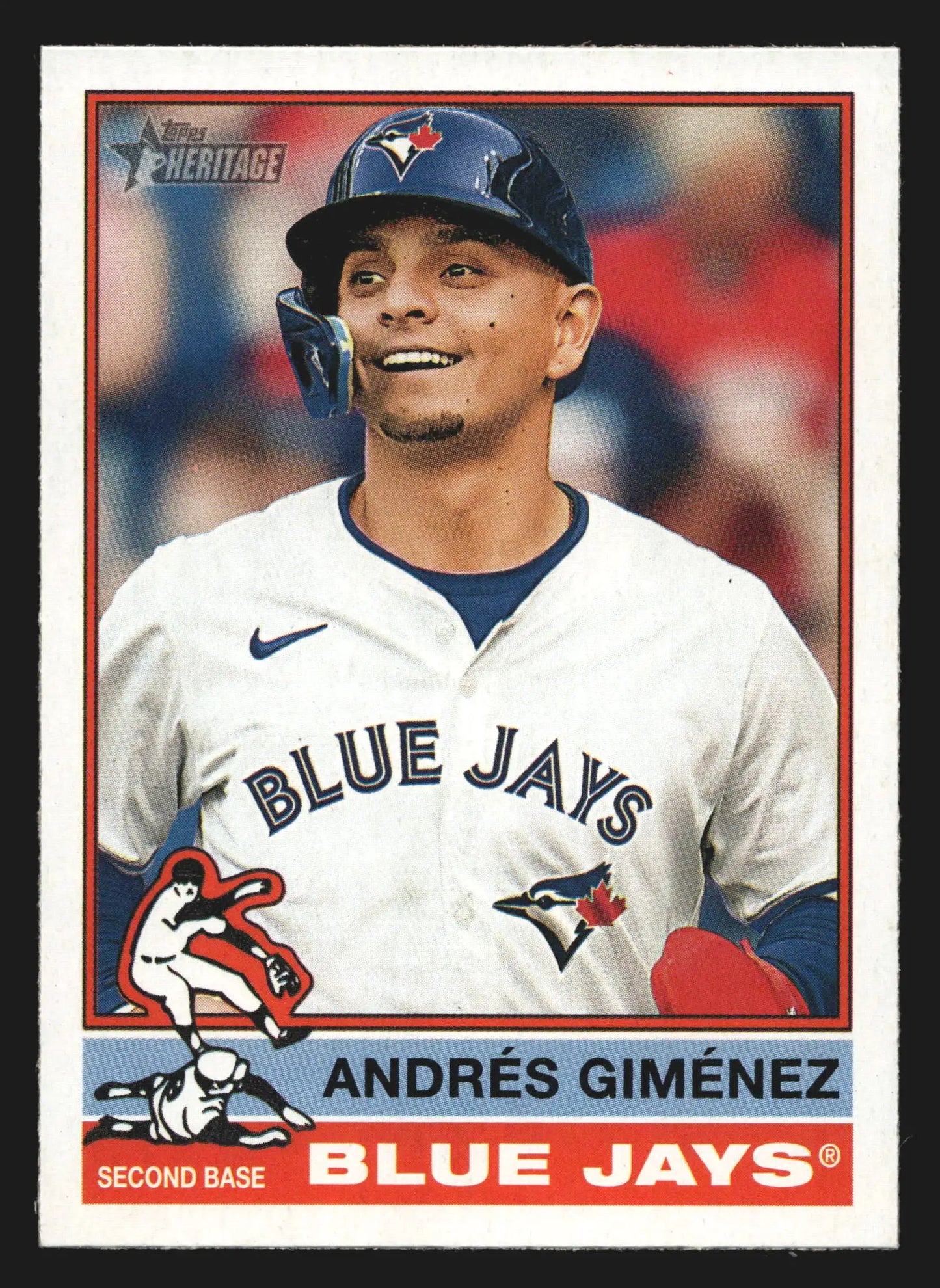 2025 Topps Heritage #387 Andres Gimenez Toronto Blue Jays