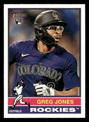 2025 Topps Heritage #392 Greg Jones - Baseball Card Single