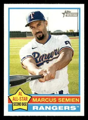 2025 Topps Heritage #400 Marcus Semien All-Star SP - Baseball Card Single
